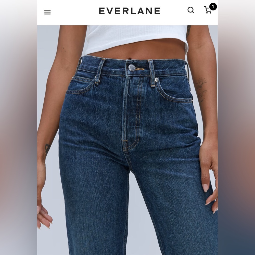 Everlane High Rise Rigid 27x28 - Picture 3 of 12